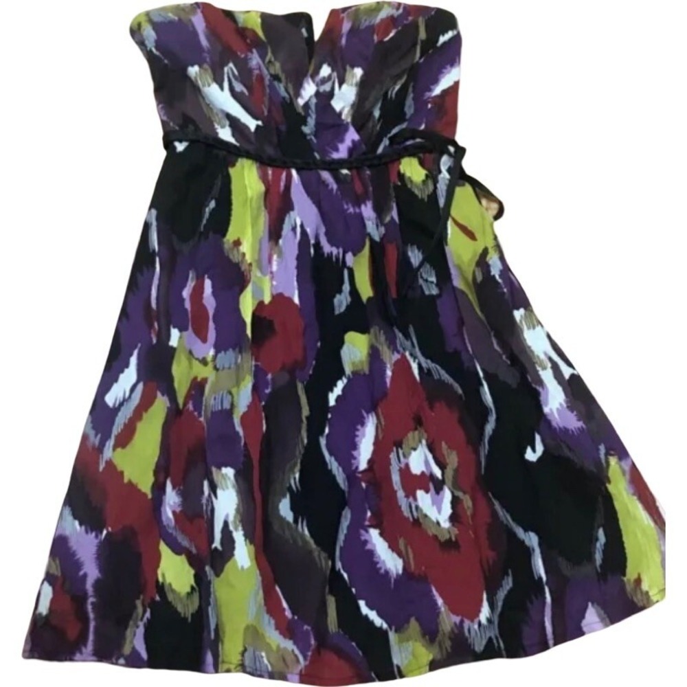 Size 6 Strapless Dress The Limited Wedding Party Black Purple Red Green Formal